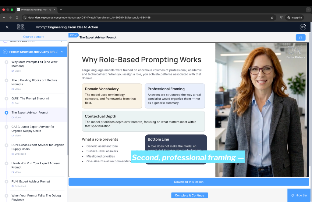 Why Role-Based Prompting Works